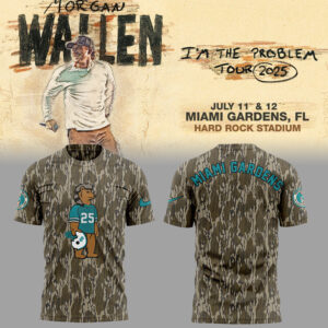 Limited Edition Morgan Wallen Live in Miami TShirt-ND10062520