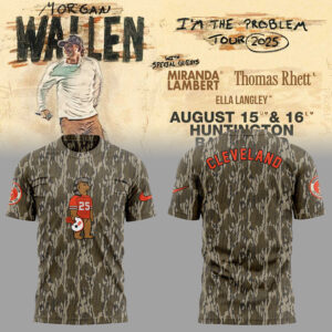 Limited Edition Morgan Wallen Live in Cleveland TShirt-ND10062536