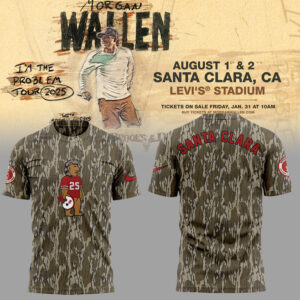 Limited Edition Morgan Wallen Live in Santa Clara TShirt-ND10062533