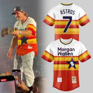 Limited Edition Morgan Wallen Live in Houston Jersey-LL250621008