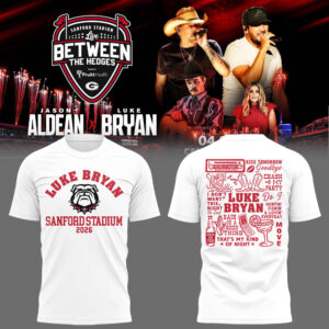 Limited Edition LB ?Live Between The Hedges? At Sanford Stadium Tshirt-LL260421001