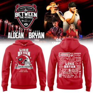 Limited Edition LB ?Live Between The Hedges? At Sanford Stadium Hoodie-LL260421005