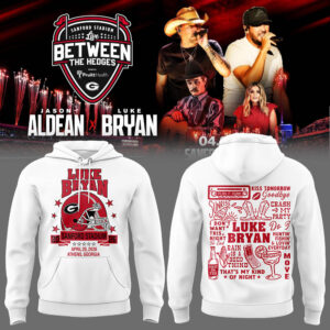 Limited Edition LB ?Live Between The Hedges? At Sanford Stadium Hoodie-LL260421007