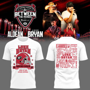 Limited Edition LB ?Live Between The Hedges? At Sanford Stadium Tshirt-LL260421003