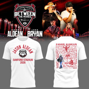 Limited Edition JA ?Live Between The Hedges? At Sanford Stadium Tshirt-LL260421015