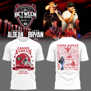Limited Edition JA ?Live Between The Hedges? At Sanford Stadium Tshirt-LL260421018