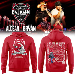 Limited Edition JA ?Live Between The Hedges? At Sanford Stadium Hoodie-LL260421021