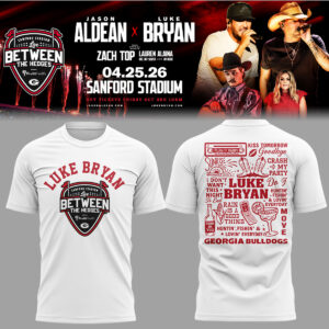 Limited Edition LB ?Live Between The Hedges? At Sanford Stadium Tshirt-ND04222627