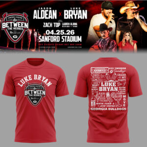 Limited Edition LB ?Live Between The Hedges? At Sanford Stadium Tshirt-ND04222628