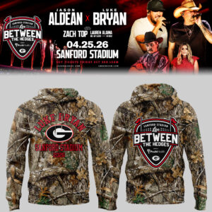 Limited Edition LB ?Live Between The Hedges? At Sanford Stadium Hoodie-ND04222630