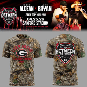 Limited Edition LB ?Live Between The Hedges? At Sanford Stadium Tshirt-ND04222631