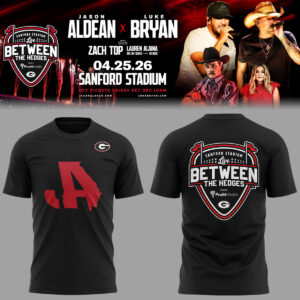 Limited Edition JA ?Live Between The Hedges? At Sanford Stadium Tshirt-ND04222632