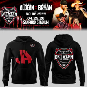 Limited Edition JA ?Live Between The Hedges? At Sanford Stadium Hoodie-ND04222633