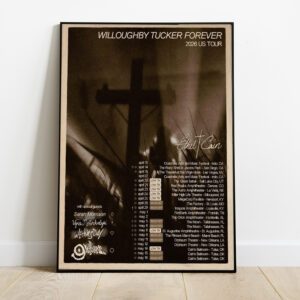 Limited Edition Willoughby Tucker Forever Tour 2026 Poster-ND04282626