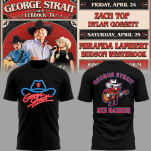 Limited Edition G. Strait x Texas Tech At Jones AT&T Stadium Tshirt-PA042126030