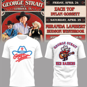 Limited Edition G. Strait x Texas Tech At Jones AT&T Stadium Tshirt-PA042126032