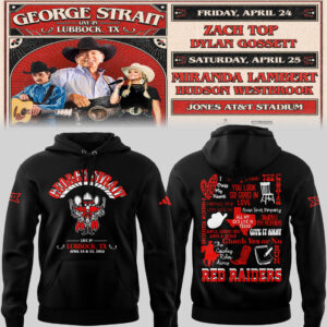 Limited Edition G. Strait x Texas Tech At Jones AT&T Stadium Hoodie-PU26042112