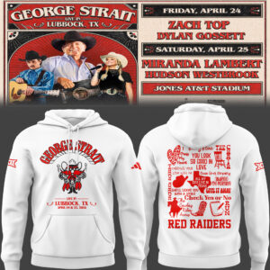 Limited Edition G. Strait x Texas Tech At Jones AT&T Stadium Hoodie-PU26042114