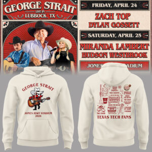 Limited Edition G. Strait x Texas Tech At Jones AT&T Stadium Hoodie-PA042126025