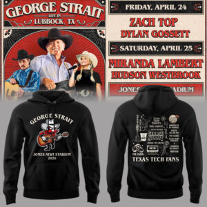 Limited Edition G. Strait x Texas Tech At Jones AT&T Stadium Hoodie-PA042126027