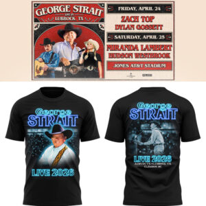 Limited Edition G. Strait x Texas Tech At Jones AT&T Stadium Tshirt-LL260423111