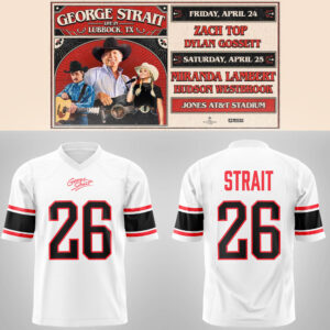 Limited Edition G. Strait x Texas Tech At Jones AT&T Stadium Jersey-LL260423114