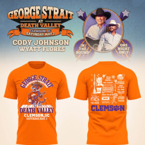 Limited Edition G. Strait x Clemson Tigers 2026 Tshirt-LL260428051