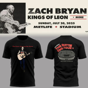 Limited Zach Bryan ?The?Quittin??Time?Tour 2025? TShirt-PA072125023