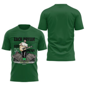 Limited Marshall Football x Zach Bryan Tour 2025 TShirt-AB0903251002