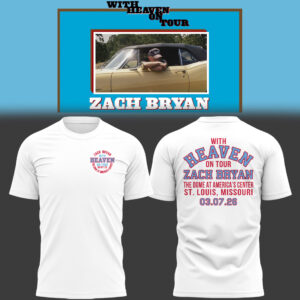 Limited Zach ?With Heaven On Tour 2026.? TShirt-PU260307001