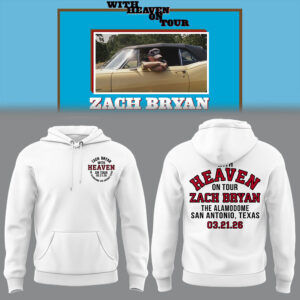 Limited Zach ?With Heaven On Tour 2026.? in The Alamodome Hoodie-LL260322002