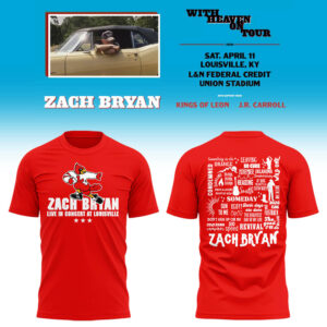 Limited Zach ?With Heaven On Tour 2026.? At Louisville TShirt-LL260410028