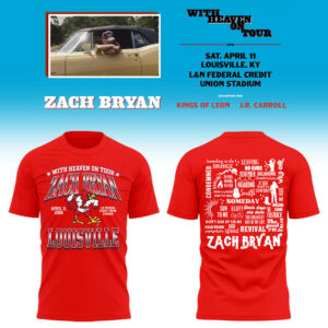 Limited Zach ?With Heaven On Tour 2026.? At Louisville TShirt-LL260410034