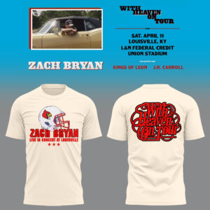 Limited Zach ?With Heaven On Tour 2026.? At Louisville TShirt-LL260410027