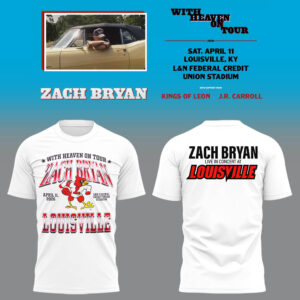 Limited Zach ?With Heaven On Tour 2026.? At Louisville TShirt-LL260410022