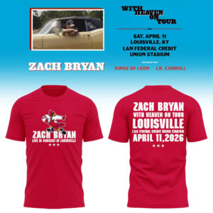 Limited Zach ?With Heaven On Tour 2026.? At Louisville TShirt-LL260410026