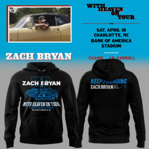 Limited Edition ?With Heaven On Tour 2026.? at Bank of America Stadium Hoodie-KC04172616