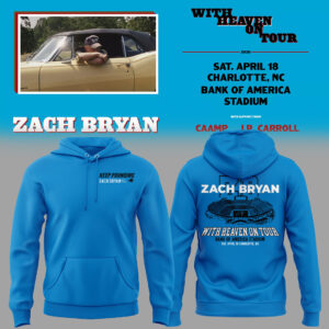 Limited Edition ?With Heaven On Tour 2026.? at Bank of America Stadium Hoodie-KC04172617