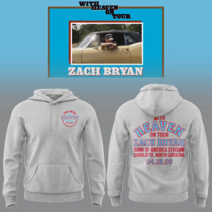 Limited Zach ?With Heaven On Tour 2026.? at Bank of America Stadium Hoodie-LL260418003