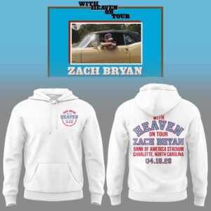 Limited Zach ?With Heaven On Tour 2026.? at Bank of America Stadium Hoodie-LL260418004