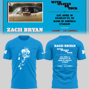 Limited Edition ?With Heaven On Tour 2026.? at Bank of America Stadium Shirt-PU26041807