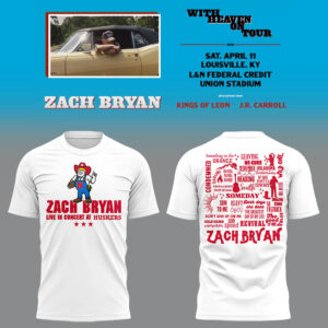 Limited Edition ?With Heaven On Tour 2026.? at Memorial Stadium Shirt-LL260423001