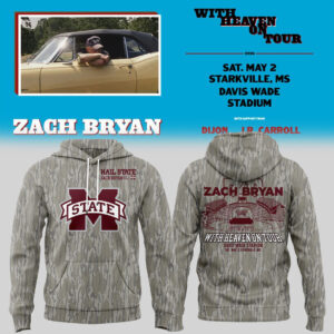 Limited Edition ?With Heaven On Tour 2026.? at Davis Wade Stadium Starkville, Mississippi Hoodie-KC04272625