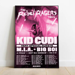 Limited Edition The Rebel Ragers Tour 2026 Poster-LL260503001
