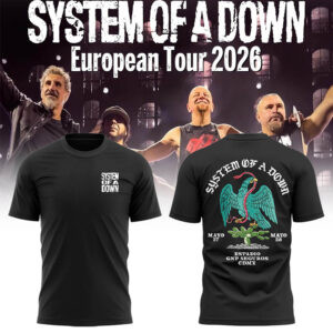 Limited Edition SOAD-MEX Tour 2026 Tshirt-LL260527023