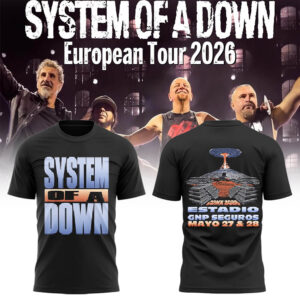 Limited Edition SOAD-MEX Tour 2026 Tshirt-LL260527024