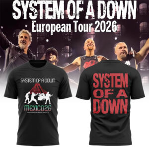 Limited Edition SOAD-MEX Tour 2026 Tshirt-LL260527025