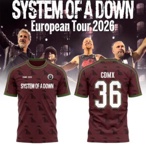 Limited Edition SOAD-MEX Tour 2026 Tshirt-LL260527026