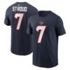 Men's  C.J. Stroud Navy Houston Texans Player Name & Number T-Shirt-PU07152426