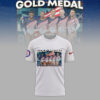 USA Team Gymnastics Olympic Paris 2024 Won the Gold Medal Limited T-Shirt-PU073124302